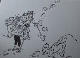 François Walthéry - Tintin au Tibet (hommage) - Comic Strip