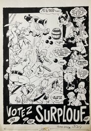 Jean Cezard - "Votez Surplouf" - Comic Strip