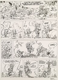 Batem, La queue du Marsupilami, planche n°44, 1987.