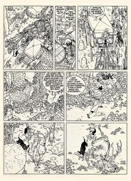 Planche originale - 7 vies Epervier- climax T4