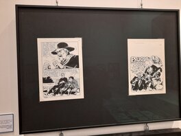 La planche exposée au Musée Wow de Milan La planche exposée au Musée Wow de Milan