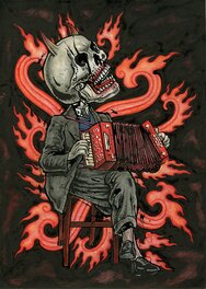 Antoine Bernhart - "Cajun devil" - Original Illustration