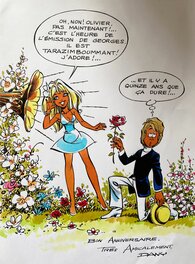 Dany - Dany, illustration originale, Olivier Rameau et Colombe Tiredaile. - Illustration originale