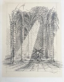 Luis Royo - Sweat’s Enclosure (Sketch) - Original Illustration