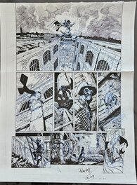 Stéphane Créty - Planche 14 Gueule de Cuir - Planche originale