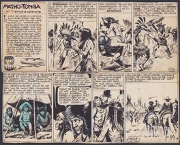 Hans Kresse - Hans Kresse | 1948 | Matho Tonga De strijd in de Zwarte Bergen (e. 14) - Comic Strip