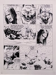 Planche originale - Planche Originale Thorgal Tome 1 - La Magicienne Trahie