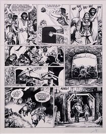 Grzegorz Rosinski - Planche Originale Thorgal - Tome 9 : Les Archers - Comic Strip