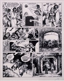 Grzegorz Rosinski - Planche Originale Thorgal - Tome 9 : Les Archers - Planche originale