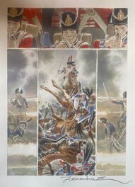 Andréi Arinouchkine, planche originale, "La Face Cachée de Waterloo" tome 2.
