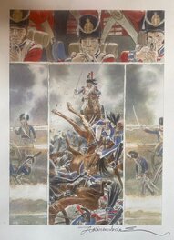 Andréi Arinouchkine - Andréi Arinouchkine, planche originale, "La Face Cachée de Waterloo" tome 2. - Planche originale