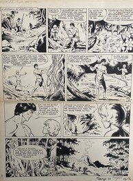 Edouard Aidans - Edouard Aidans, planche originale, Tounga, "Le Peuple des Arbres". - Comic Strip