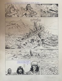 Ersel - Ersel, planche originale, "Les Pionniers du Nouveau Monde" . - Comic Strip
