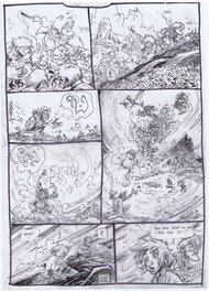 Xavier Fourquemin - Planche preliminairy - Original art