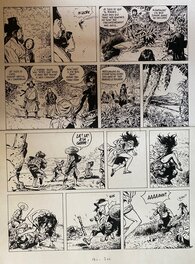 Franz - Franz, planche originale, Poupée d'Ivoire, "Le Juge". - Comic Strip
