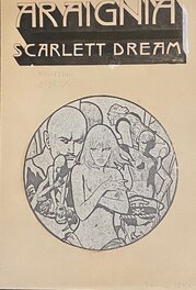 Robert Gigi - Gigi, projet de couverture, "Scarlett Dream" tome 2, "Araignia". - Original art