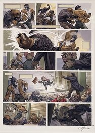 Planche Originale Blacksad Tome 6 - Alors Tout Tombe