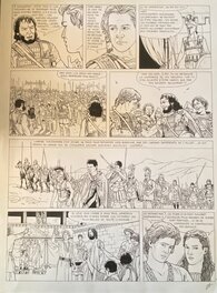 Jean Torton - Jean Torton / Jeronaton, planche originale,"Alix raconte, Alexandre le Grand". - Planche originale