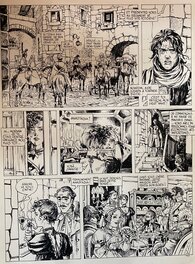 Michel Faure - Michel Faure, planche originale, "Les Fils de l'Aigle". - Comic Strip