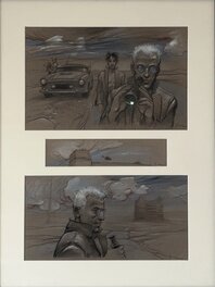 Enki Bilal - Planche Originale Bilal - Julia et Roem - Planche originale