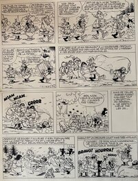 Marcel Remacle - Remacle, planche originale, "Hultrasson perd le Nord". - Comic Strip