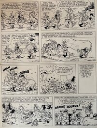 Marcel Remacle - Remacle, planche originale, "Hultrasson perd le Nord". - Planche originale