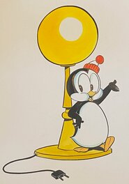 Studios Walter Lantz - Studios Walter Lantz, illustration originale, Chilly Willy. - Original Illustration