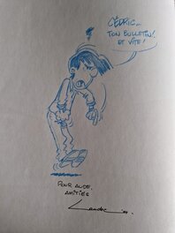 Dédicace de Laudec dans Cédric n°33