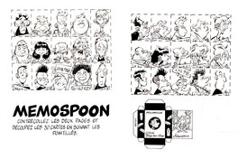 Simon Léturgie - Spoon & White, mémospoon - Illustration originale