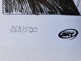 Numéroté 268/500 Numéroté 268/500