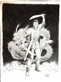 Olivier TaDuc - Chinaman - Original Illustration