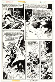 Gene Colan - Tomb of Dracula #64. Signed Gene Colan - Comic Strip