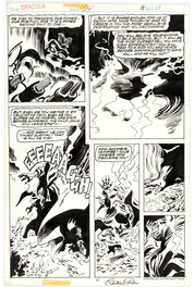 Gene Colan - Tomb of Dracula #64. Signed Gene Colan - Planche originale