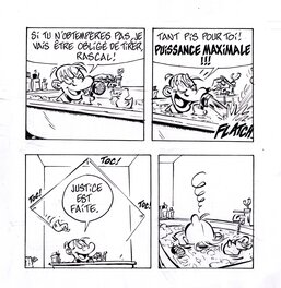 Simon Léturgie - Spoon & White, gag bain - Comic Strip