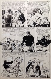 Rémy Bordelet - Rémy Bordelet RÉMY Black Boy (Fantax Fils) Planche Originale 43 Encre de Chine ,Atelier Chott petit format Rancho Special 1958 - Planche originale