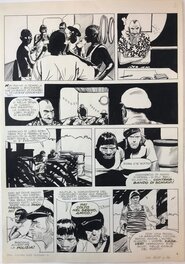 Attilio Micheluzzi - Capitan Erik: l'Ultima Nave Negriera" - Original Illustration
