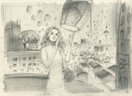 Stéphane Levallois - Les lanternes - Original Illustration