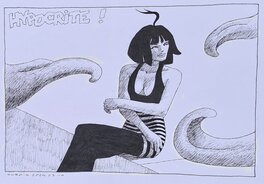 Stéphane Dubois - Hypocrite ! - Original Illustration