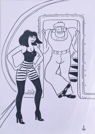 Artur Laperla - Melvin y Hypocrita - Illustration originale