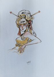 Alessandro Barbucci - Ekhö monde miroir - Illustration originale