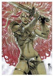Philippe Bringel - Red Sonja - Original Illustration
