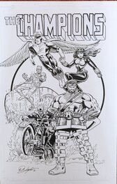 Bob Layton - The champions / bob layton - Original Illustration