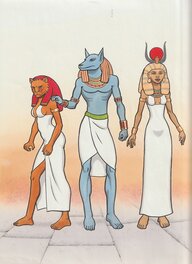 Dominique Cébé - L'Egypte 2 - Illustration originale