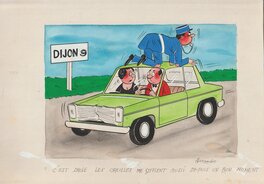Robert Huet - Dijon 9 - Planche originale