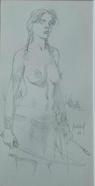 André Juillard - Ariane, Plume aux vents - Illustration originale