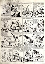 André Oulié - Robin  L’INTREPIDE - Planche originale