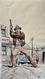 Michel Blanc-Dumont - Preliminary cover voor Colby # 1 - Planche originale
