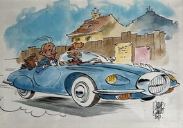 Charel Cambré - Robbedoes en Kwabbernoot in de Turbot - Planche originale