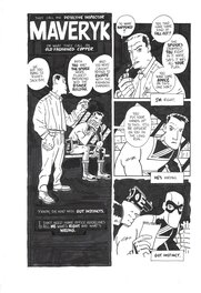 Paul Grist - Jack Staff #8 - Original page by Paul Grist ft inspector Maveryk - Comic Strip