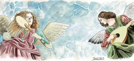 Pierre Taranzano - Anges - Planche originale